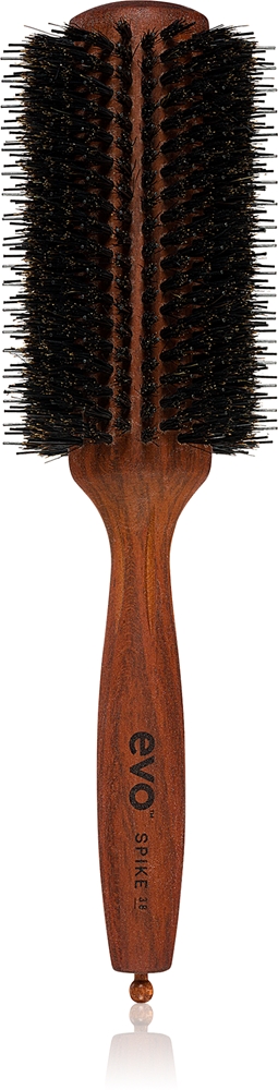 EVO Spike Nylon Pin Bristle Radial Brush Round hairbrush with nylon and boar bristles