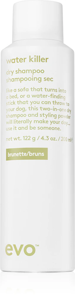 EVO Style Water Killer dry shampoo for dark hair