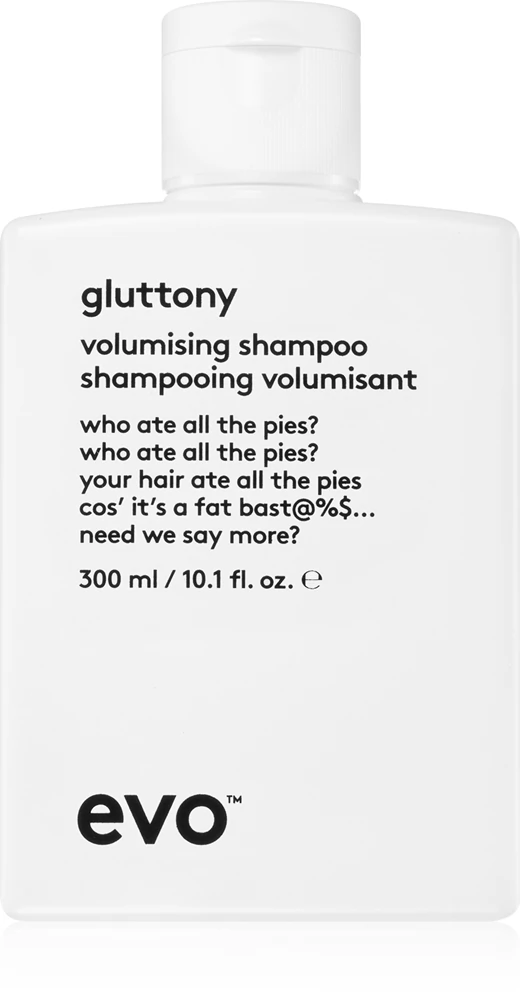 EVO Volume Gluttony volume shampoo for soft and tired hair