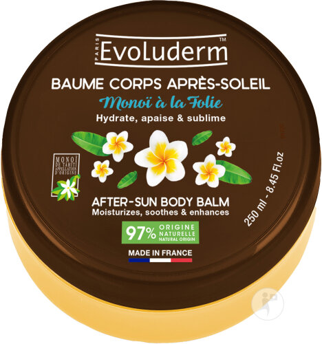 Evoluderm After-Sun Body Balm Monoï À La Folie 250ml
