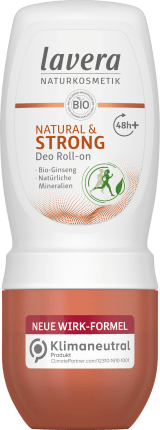 lavera Deo Roll On Deodorant Natural & Strong, 50 ml