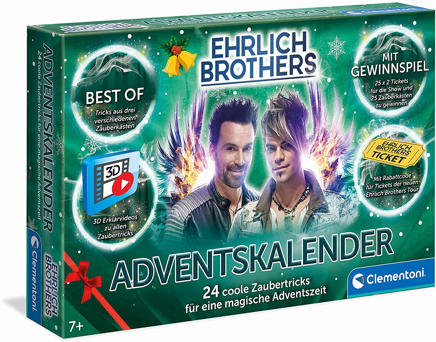 Clementoni 59180 Honest Brothers - Advent Calendar Of Magic