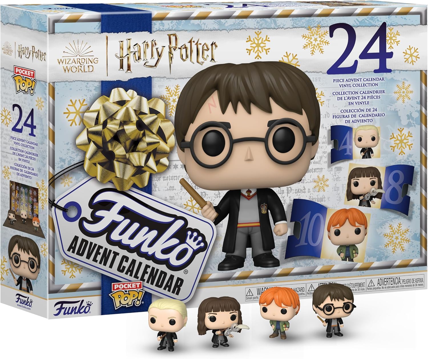 Funko Advent Calendar: Harry Potter - Rubeus Hagrid - 24 Days of Surprise - Collectable Vinyl Mini Figure - Mystery Box - Gift Idea - Holidays for Christmas for Girls, Boys