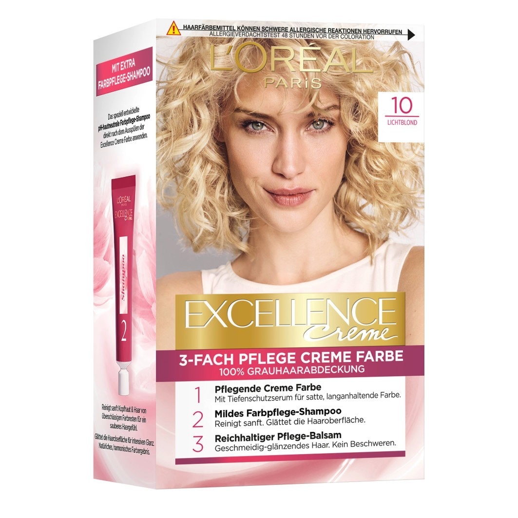 L´Oréal Paris Excellence Crème, No. 10 - Light blond