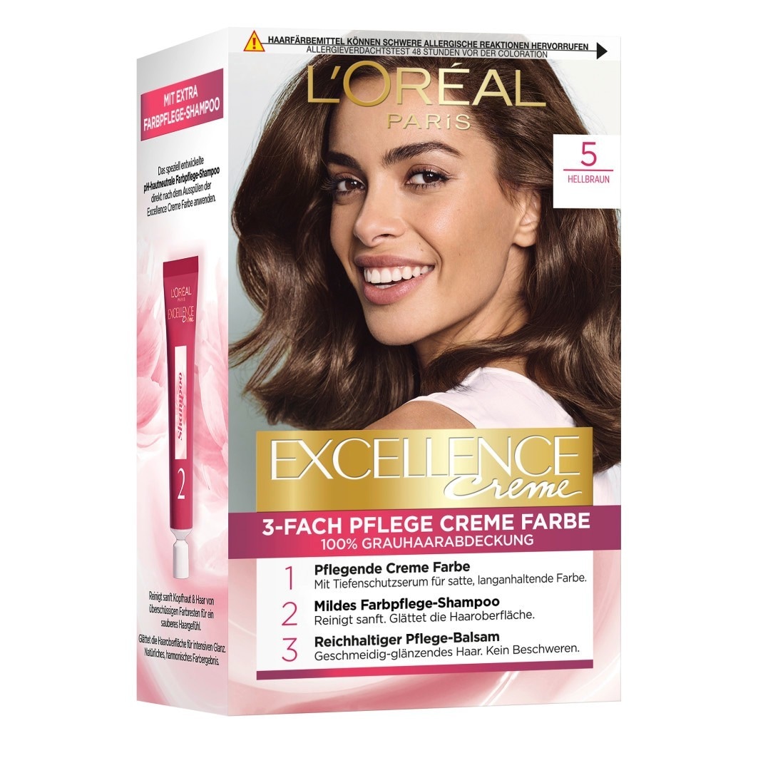L´Oréal Paris Excellence Crème, No. 5 - Light brown