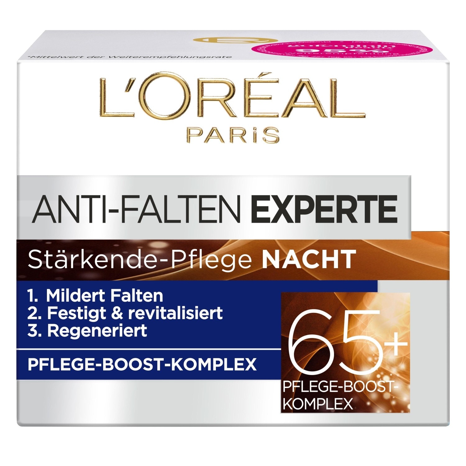 L´Oréal Paris Expert anti-wrinkles strengthening night care care-boost complex 65+