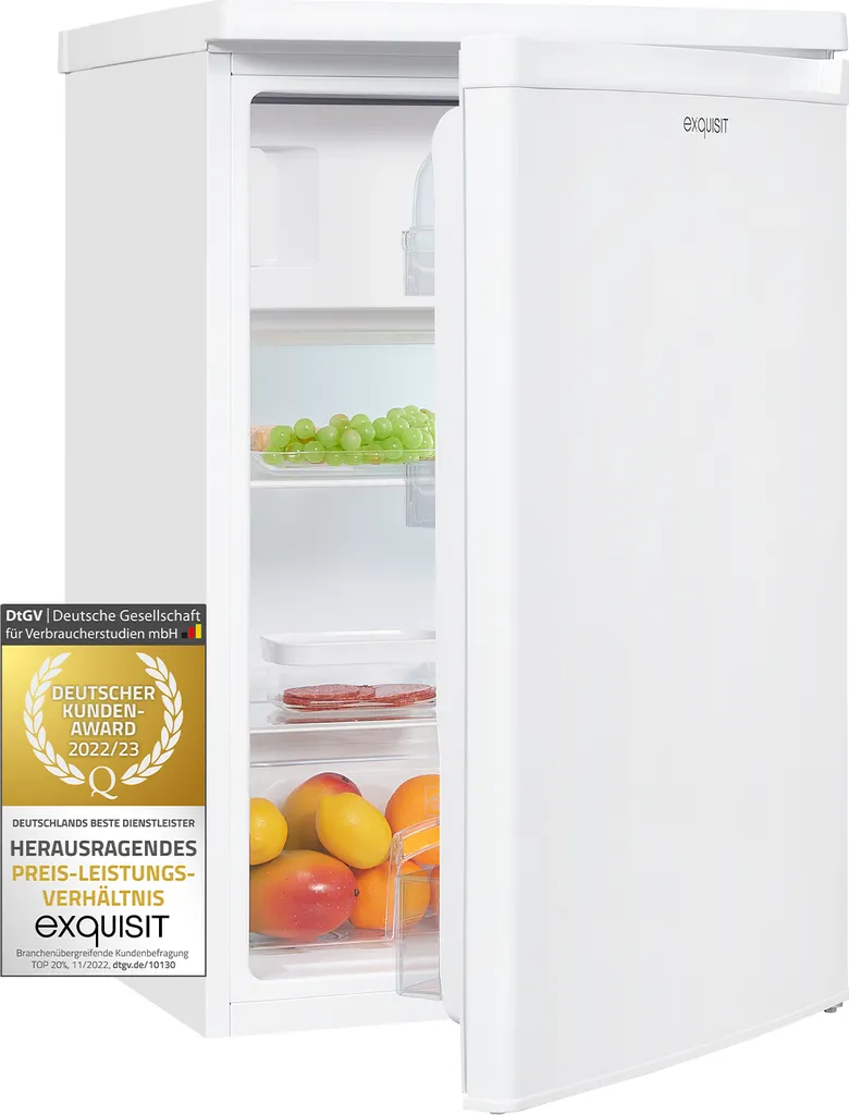 Exquisit refrigerator KS16-4-E-040E white | 109 l net capacity | White