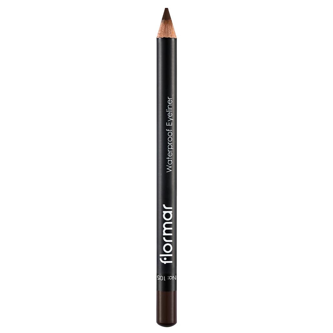 Flormar Waterproof Eyeliner, No. 105 - Warm Brown