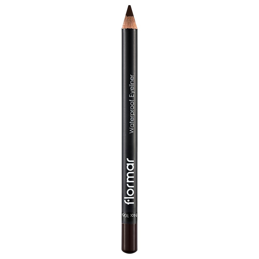 Flormar Waterproof Eyeliner, No. 106 - Dark Chestnut