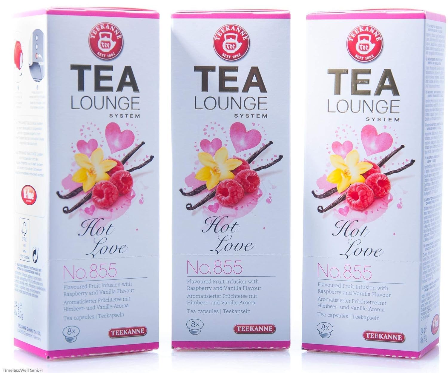 Teapot Tealounge Capsules - Hot Love No. 855 Fruit Tea (3 x 8 Capsules)
