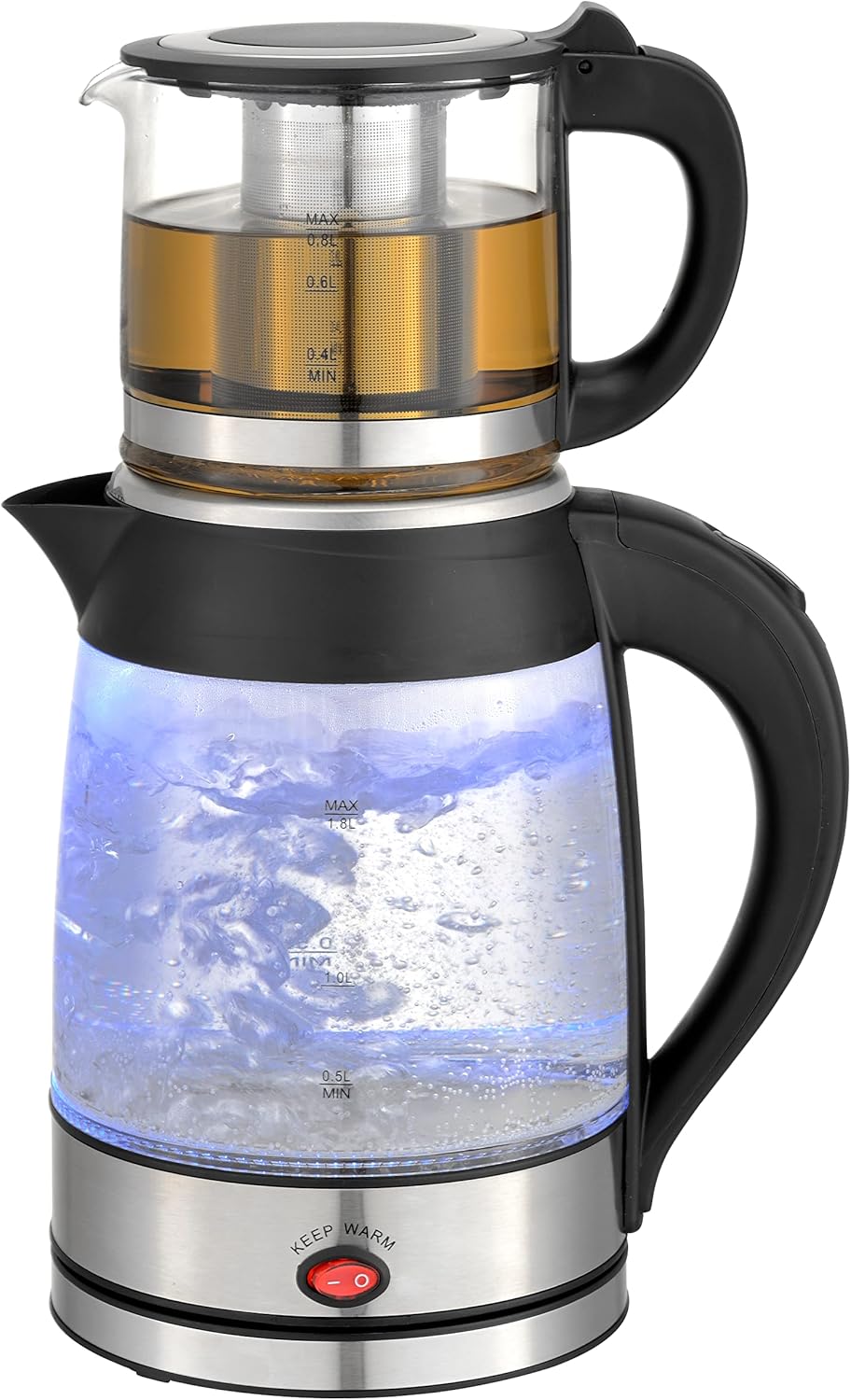Tea Kettle | 100% BPA Free | Safety Glass | Limescale Filter | 2200 watts | Overheating Protection | Tea | Tea Maker | Tea Machine | Tea Machine | Water Kettle