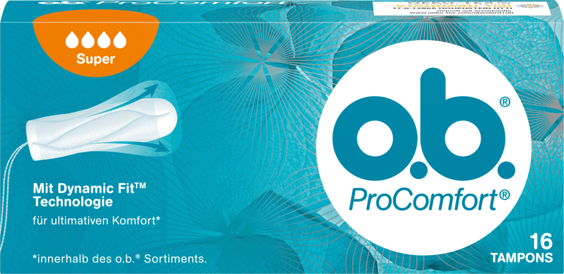 o.b. o.b. Tampons Pro Comfort Super, 16 St