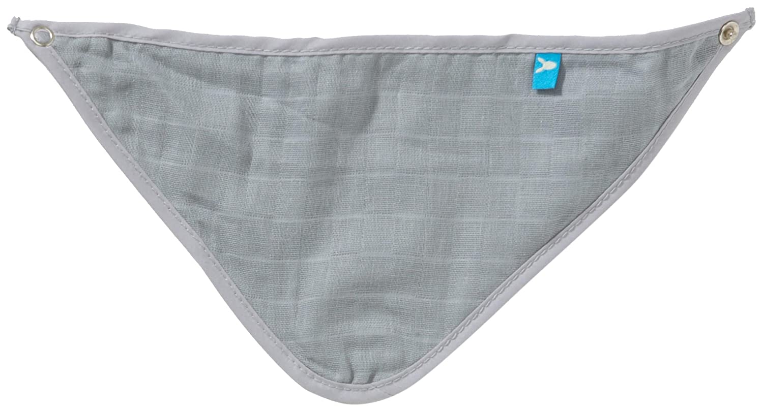 Wallaboo Baby Bib Lightweight Cotton Scarf Grey