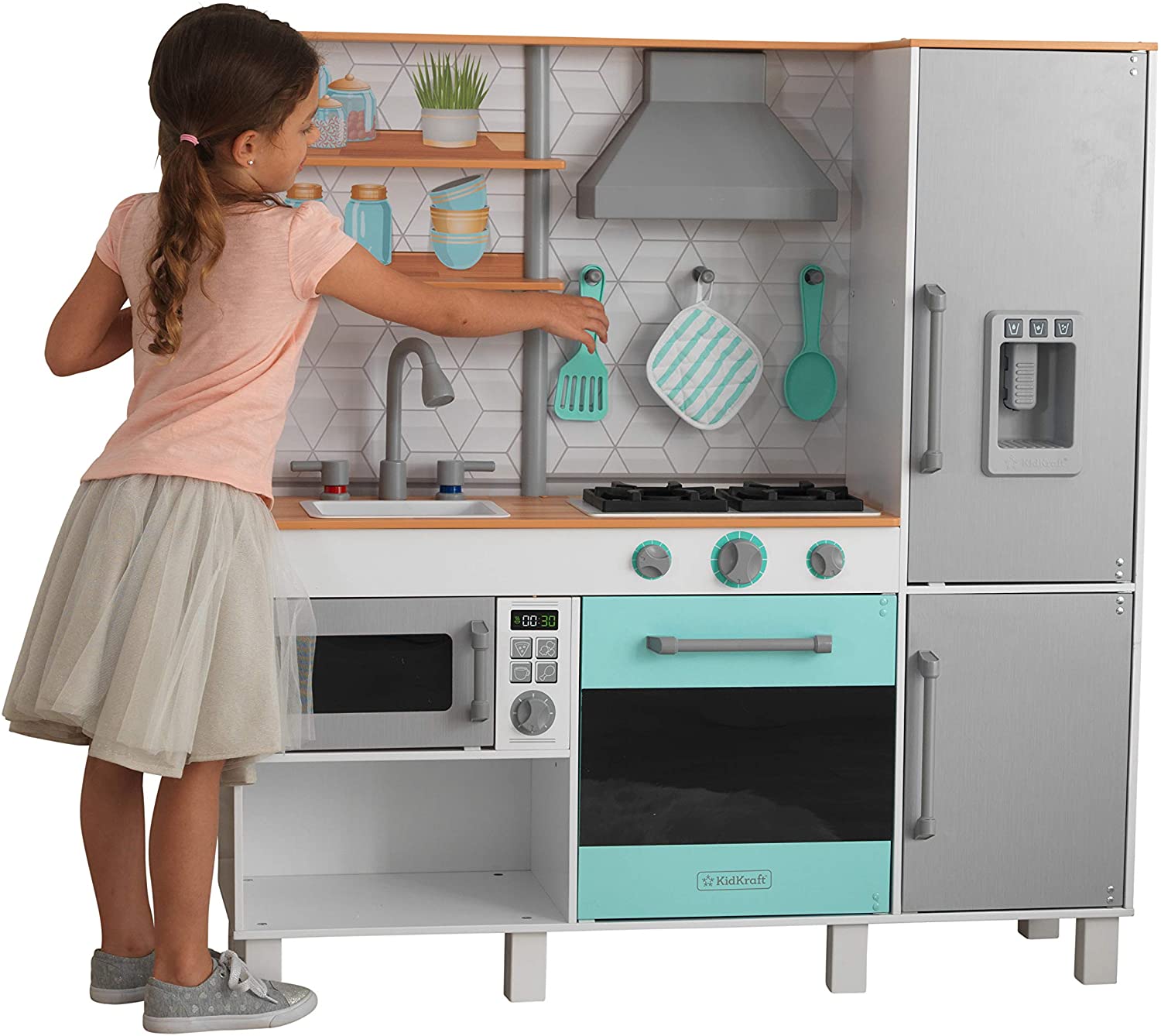 Kidkraft Gourmet Chef 53421 Play Kitchen, Grey
