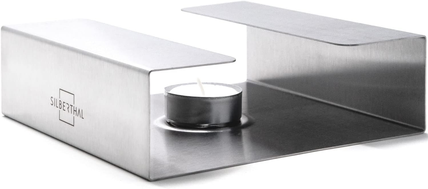 SILBERTHAL Teapot Warmer - Stainless Steel - Elegant, Robust and Safe - Stand for Tea Light