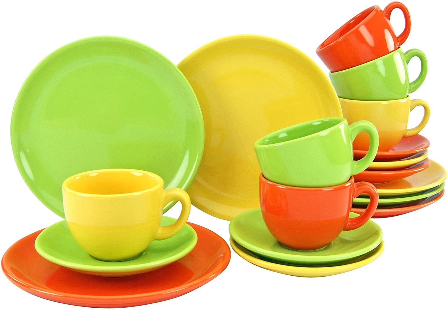 Creatable 14433 Series Top Spring, Coffee Set, 18 Pieces, Stone, Multicoloured, 39 x 24 x 26 cm