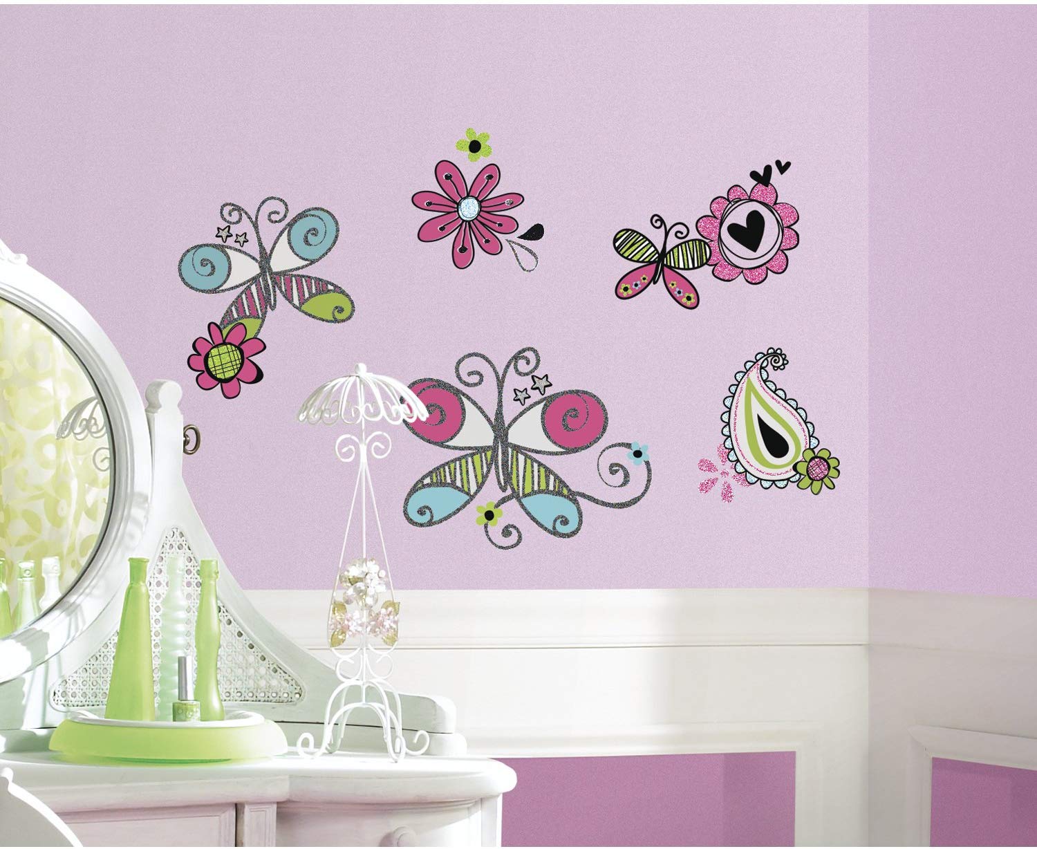 Roommates 54137 Butterflies & Flowers