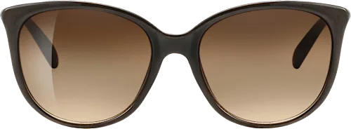 Adult sunglasses, brown frame, brown tinted lenses, 1 pc.