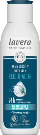 lavera Body Lotion Basis Sensitive Rich, 250 ml