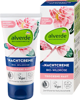 alverde NATURKOSMETIK Wild Rose Night Cream, 50 ml