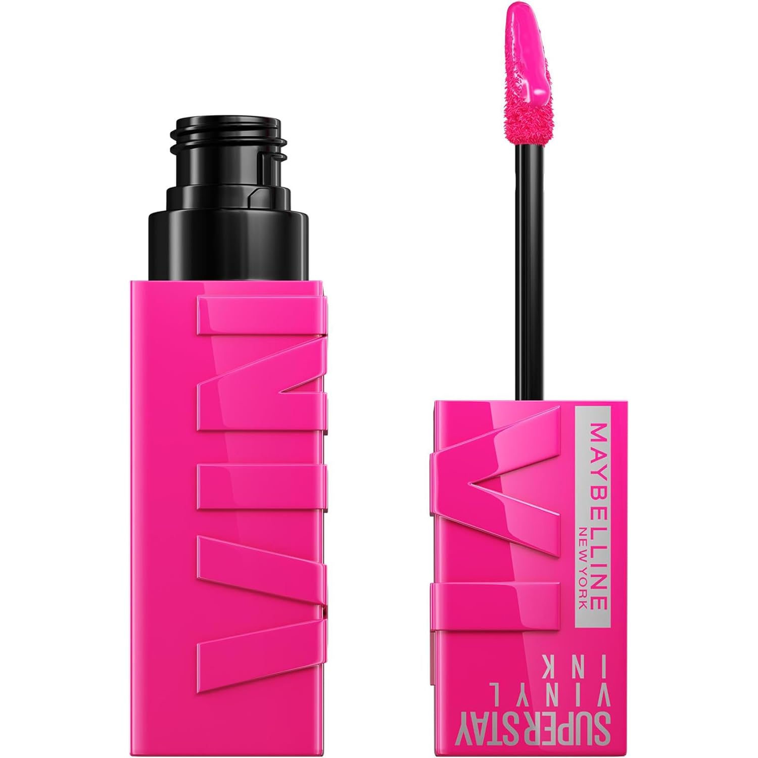 Maybelline New York Liquid Lipstick, Liquid Lipstick with 16 Hour Hold and Glossy Finish, Super Stay Vinyl Ink, No. 150 Striking, 4.2 ml