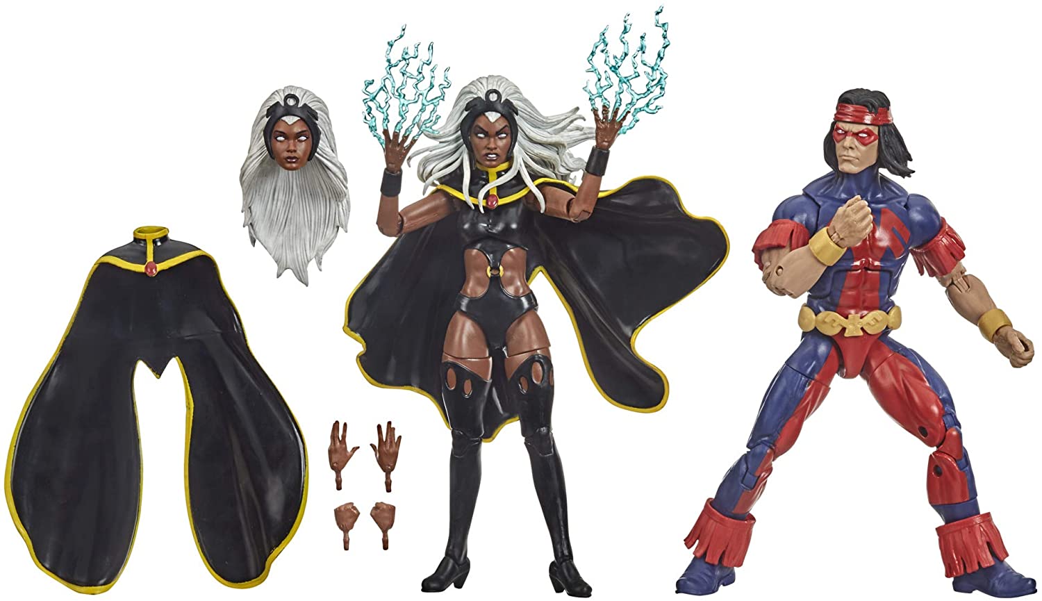 Marvel Hasbro X-Men Series 6-Inch Storm And Marvels Thunderbird Action Fig