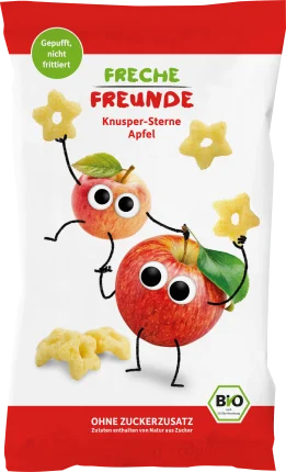 FRECHE FREUNDE Children's snack Knusper-stars, from 1 year, 30 g