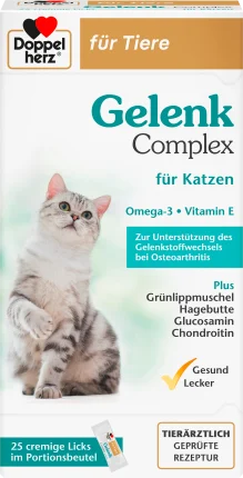 Doppelherz Cat food supplement, Joint Complex (25 pieces), 250 g