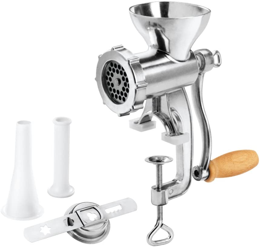 Metaltex Jack mincer aluminium, size 5, die-cast aluminium, silver, 13.5 x 9.5 x 24 cm, 4 units.