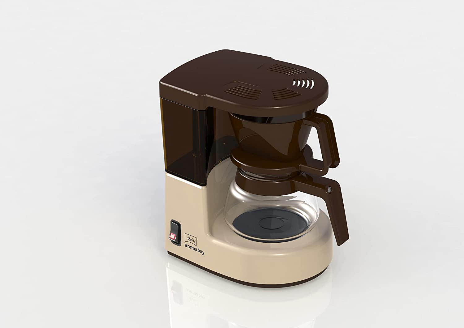 Melitta Filter Coffee Machine with Glass Jug, Aromaboy, 2 Cup Glass Jug, Filter Insert