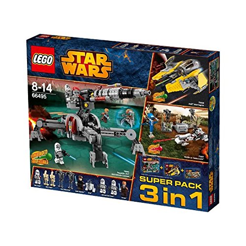 Lego 66495 Star Wars Super Pack 3 In 1 Consisting Of: 75038 Jedi Intercepto