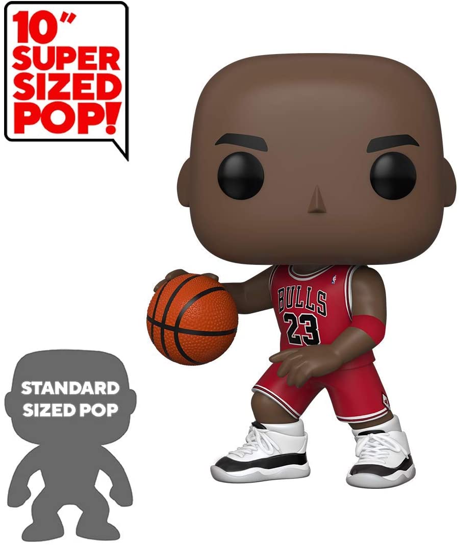 Funko Pop! Nba: Bulls - 10 Inch Michael Jordan (Red Jersey)