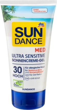 SUNDANCE Sonnenporte-gel med Ultra Sensitive LSF 30, 150 ml