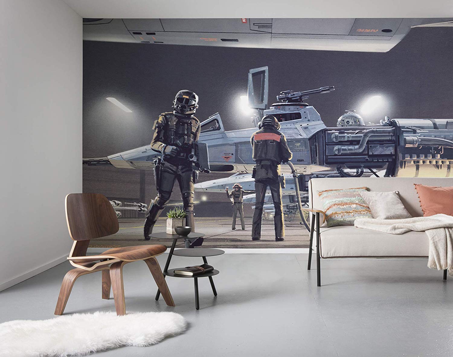 Komar Dx10-069 Non-Woven Photo Wallpaper Star Wars Classic Rmq Yavin Hangar