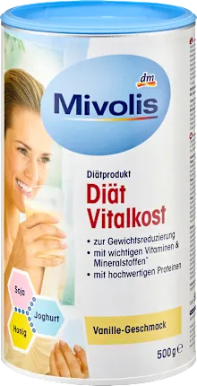 Mivolis Diet shake, vital food vanilla flavor, 500 g