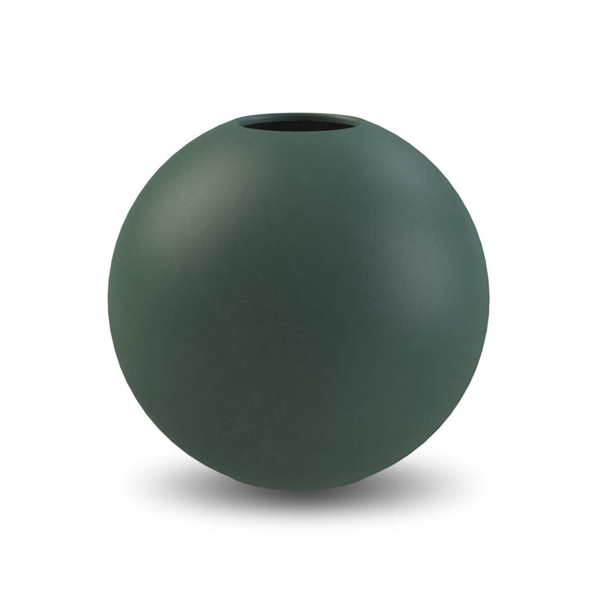 Cooee Design Cooee – Ball Vase – Dark Green – Ceramic – Diameter 10 Cm