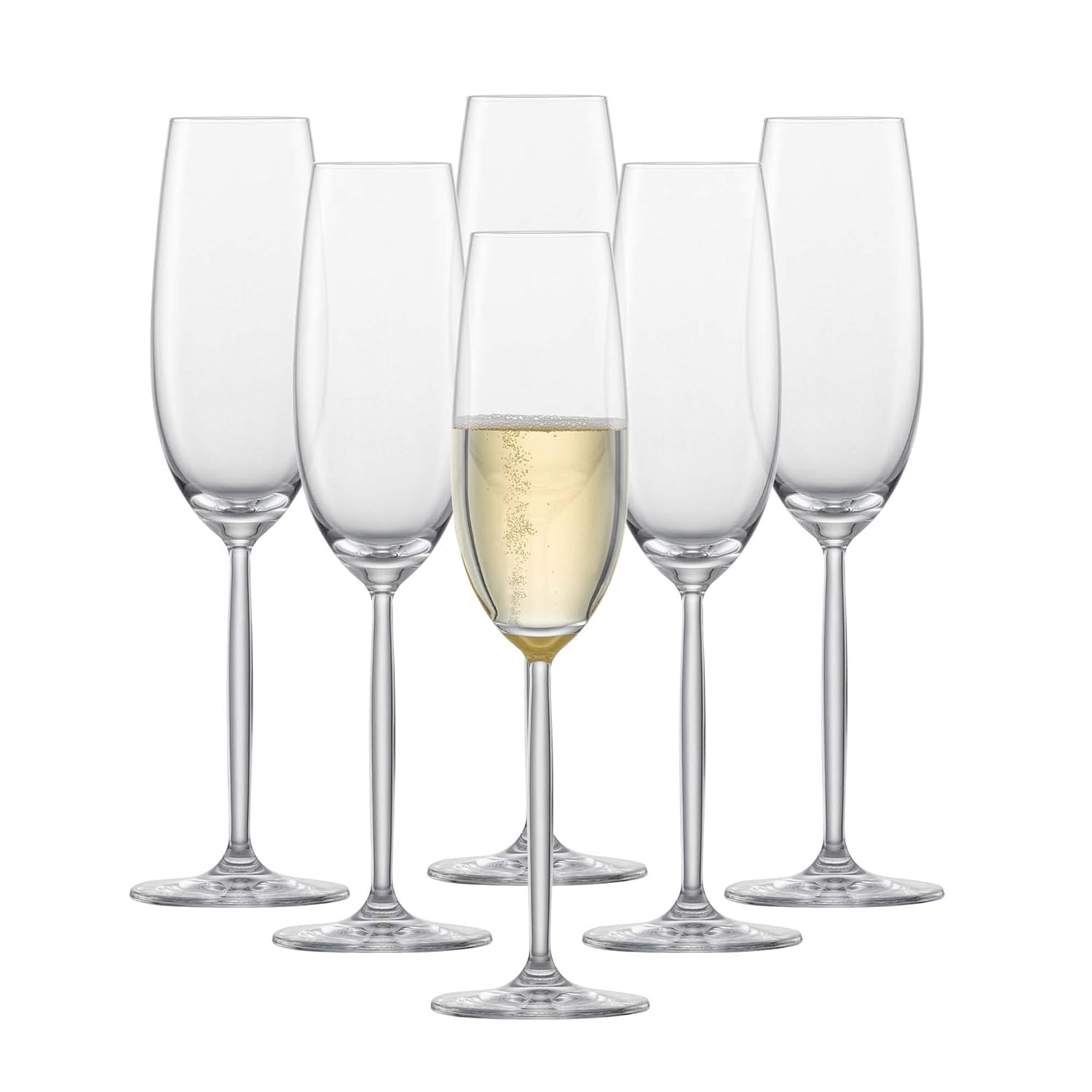 Schott Zwiesel - Diva, "Sparkling wine with nucleation point" 6 sparkling wine glasses (104100)