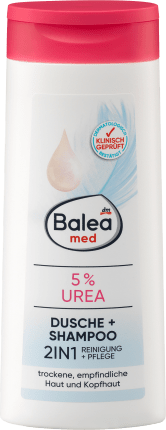 Balea MED Shower gel 5% urea 2in1 shower + shampoo, 300 ml