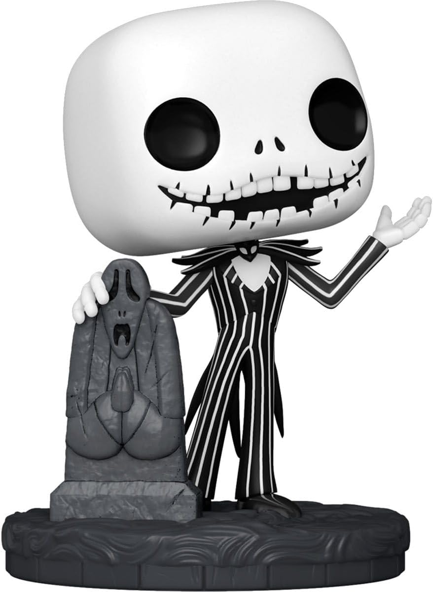 Funko Pop! Disney: The Nightmare Before Christmas 30th - Jack Skellington with Gravestone - Vinyl Collectible Figure - Gift Idea - Official Merchandise - Toys For Children and Adults
