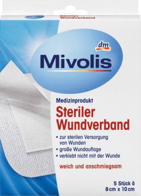 Mivolis Sterile wound dressing, 5 pcs
