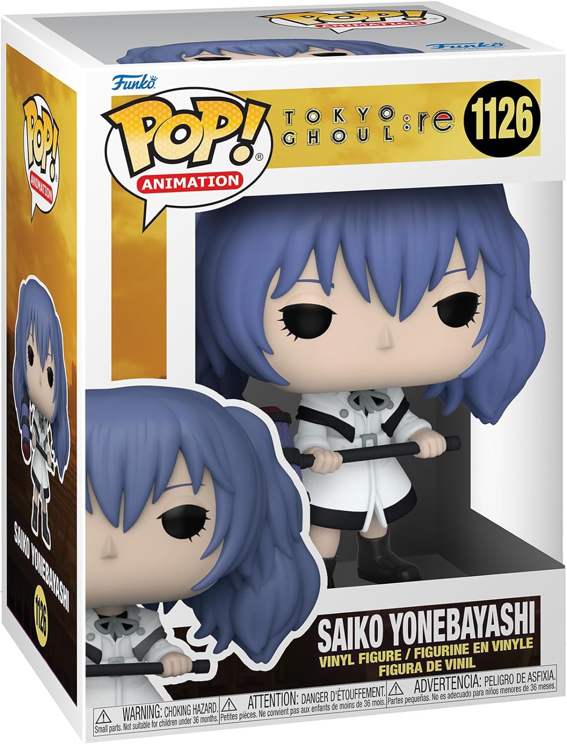 Funko Pop! Animation: Tokyo Ghoul: Re - Saiko Yonebayashi - Vinyl Collectible Figure - Gift Idea - Official Merchandise - Toy for Children and Adults - Anime Fans - Model Figure for Collectors