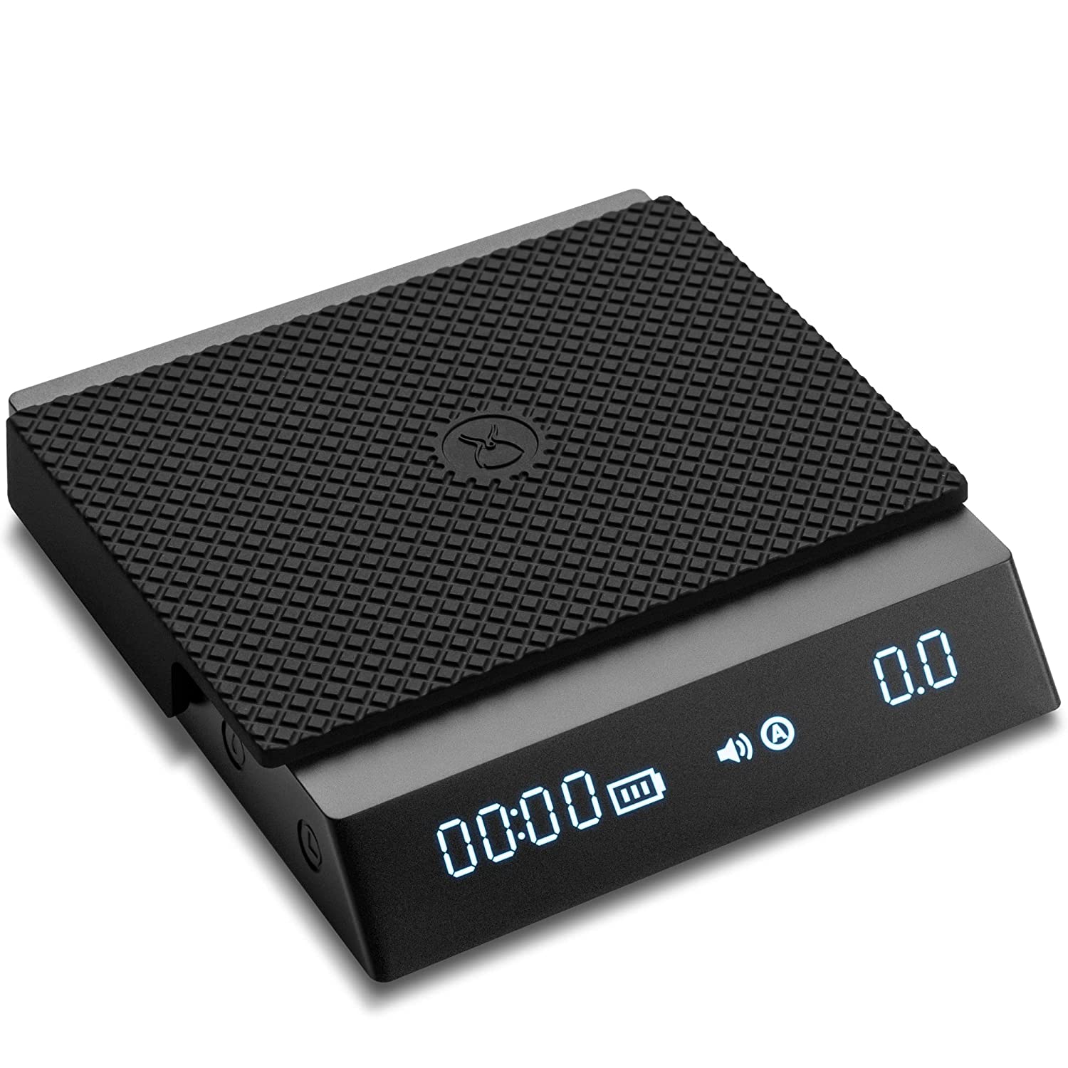 Timemore Coffee Scales With Timer, Espresso Scales with Flow Measurement, Digital Coffee Scales With Automatic Time Measuring Mode for Pour Over & Espresso, 2000 g/0.1 G, Black Mirror Nano, Black