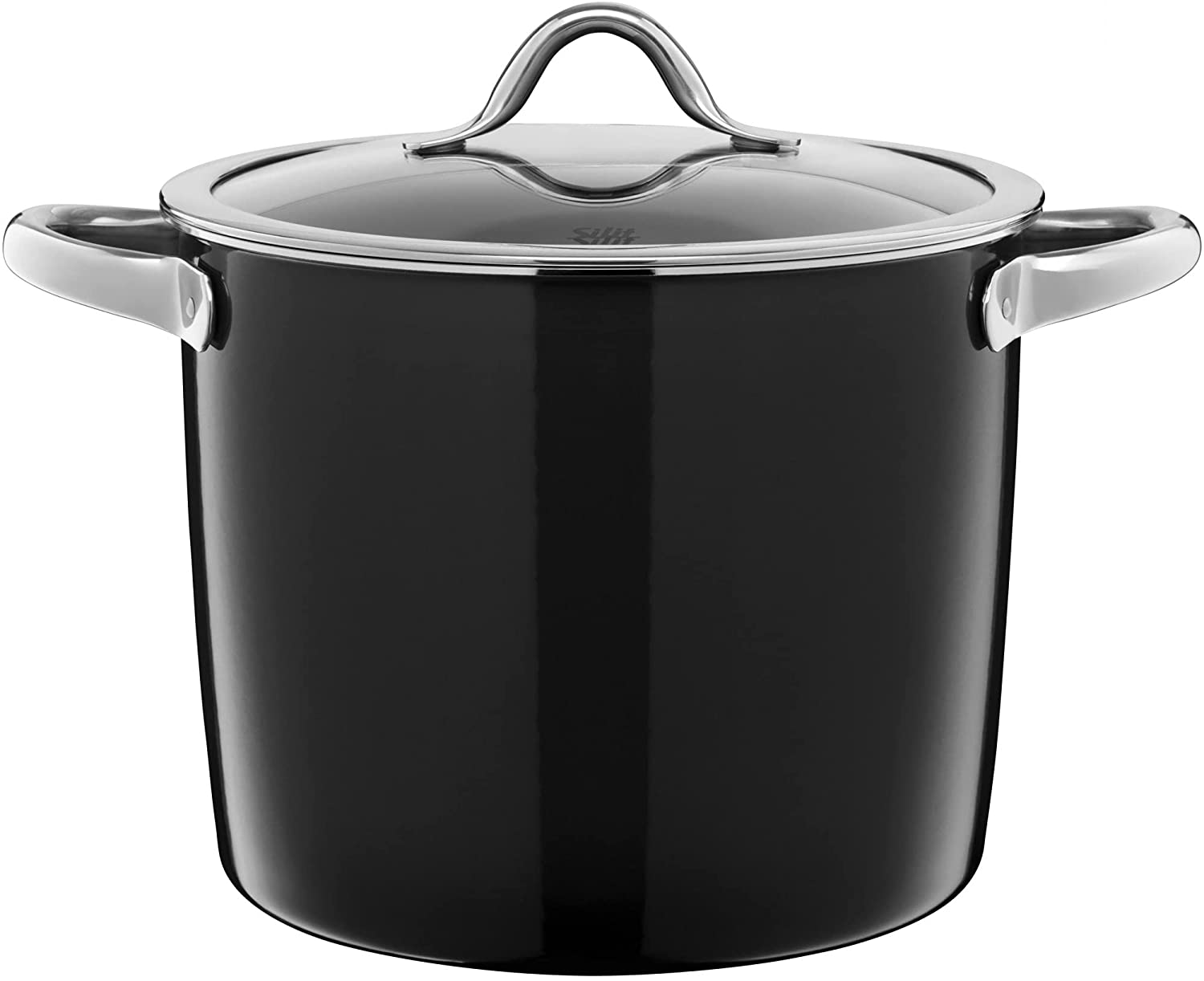 Silit 2103270782 Vegetable Pot with Lid 24 cm Vitaliano Nero
