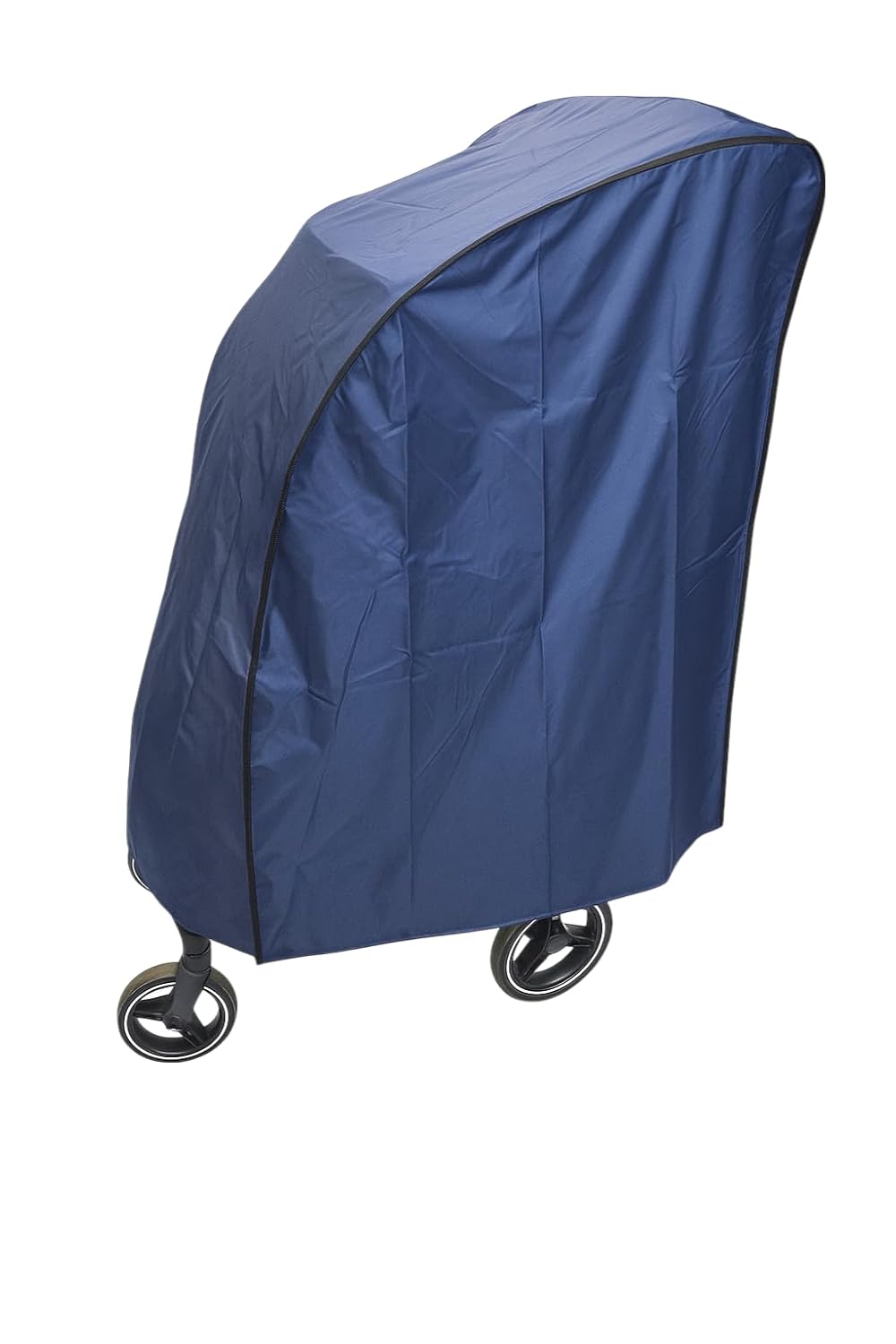 FabaCare Protective Cover for Rollator Dust Cover Plastic Garage Plastic Cover Lead Tape for Secure Hold Dark Blue Polyester Easy Clean