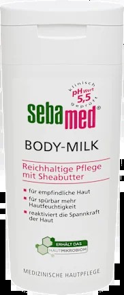 Body milk rich with shea butter, 200 ml