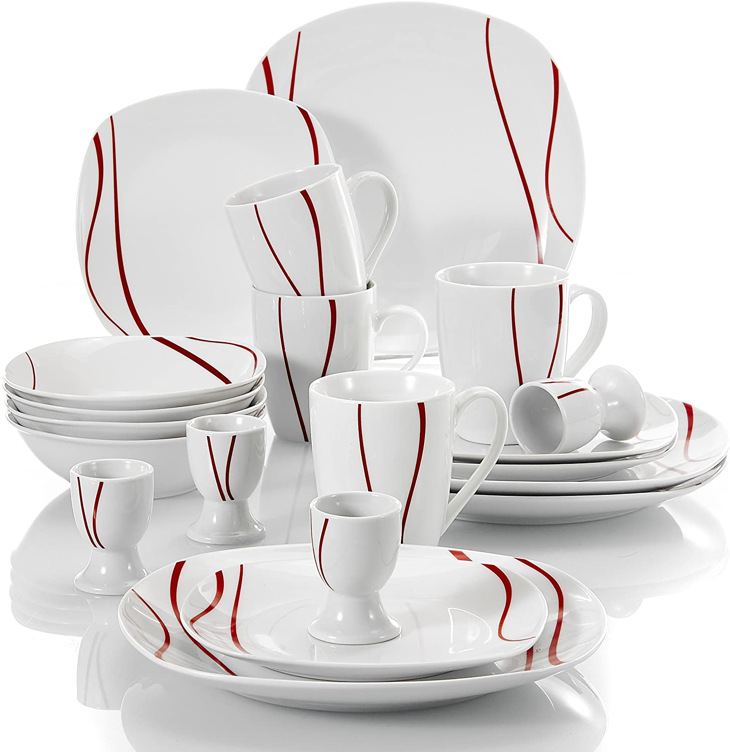 Malacasa, Felisa Series, Dinner Service For 6/12 People