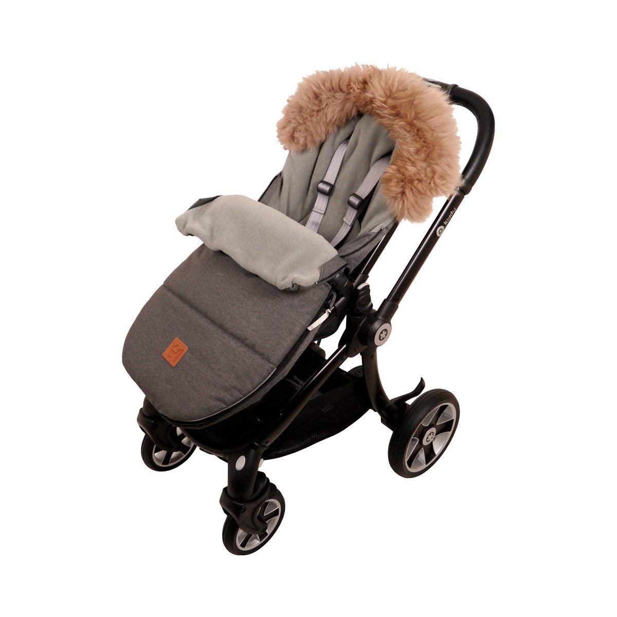Kaiser Louis Alaska 6578091 Pushchair Footmuff Denim Black Grey