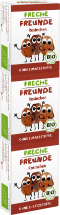 FRECHE FREUNDE Rosinchen, 3x14g, 42 g