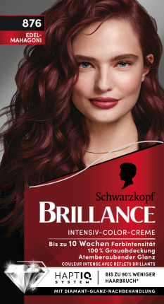 Schwarzkopf Brillance Hair color mahogany 876, 1 pc