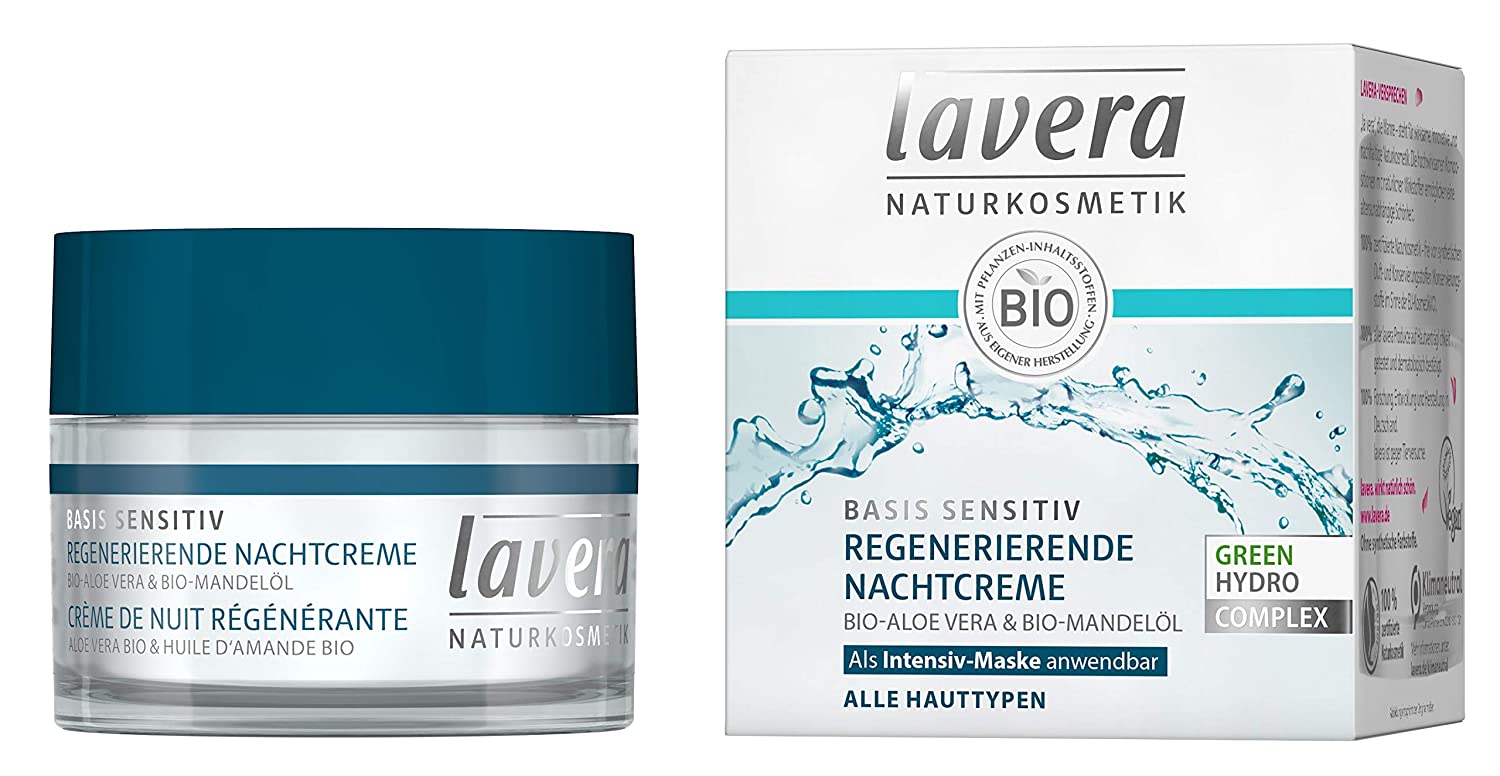 Lavera Bio Basis Sensitive Regenerating Night Cream (1 x 50 ml)